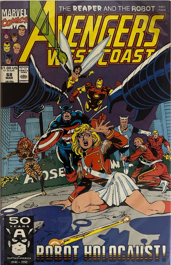 Avengers West Coast, #068 (Marvel Comics, 1991)