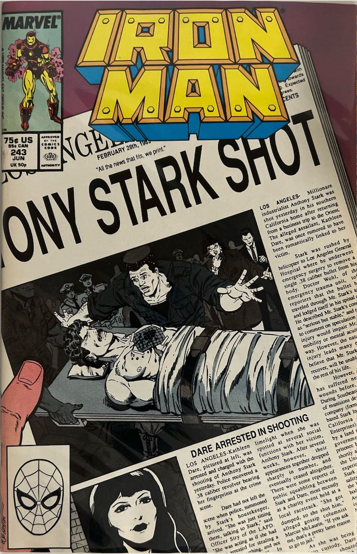 Iron Man, #243 (Marvel, 1989)