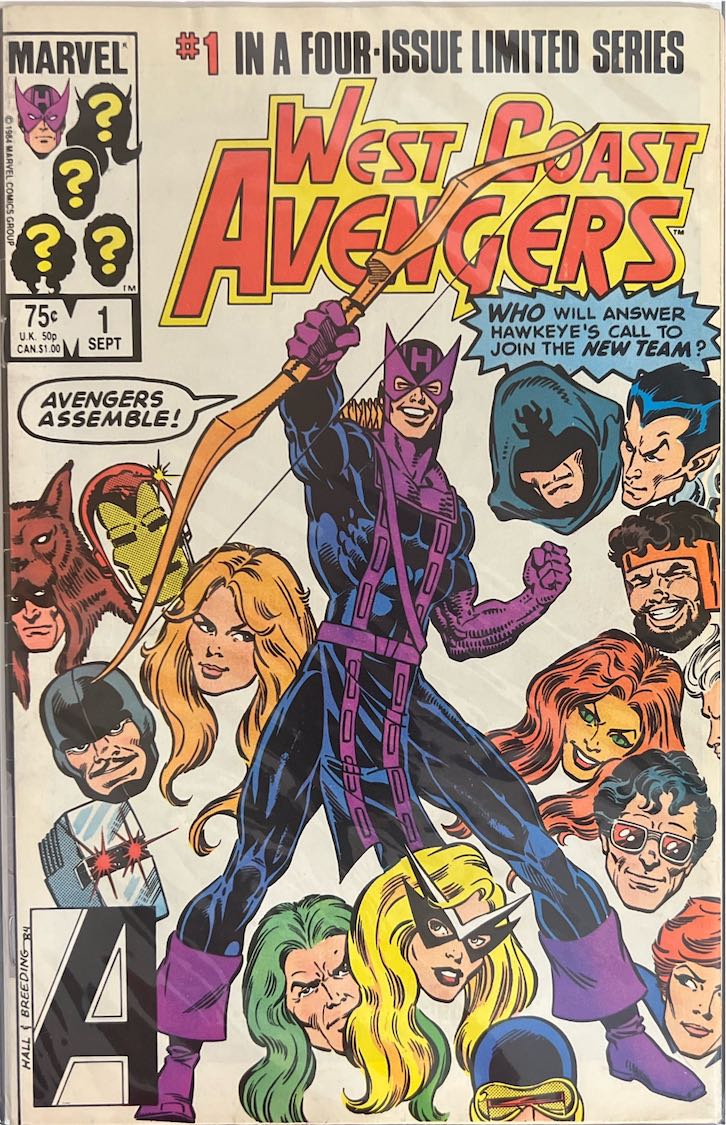 West Coast Avengers, #001 (Marvel, 1984)