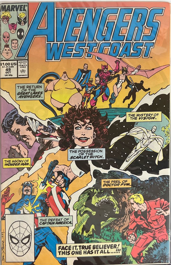 Avengers West Coast, #049 (Marvel, 1989)