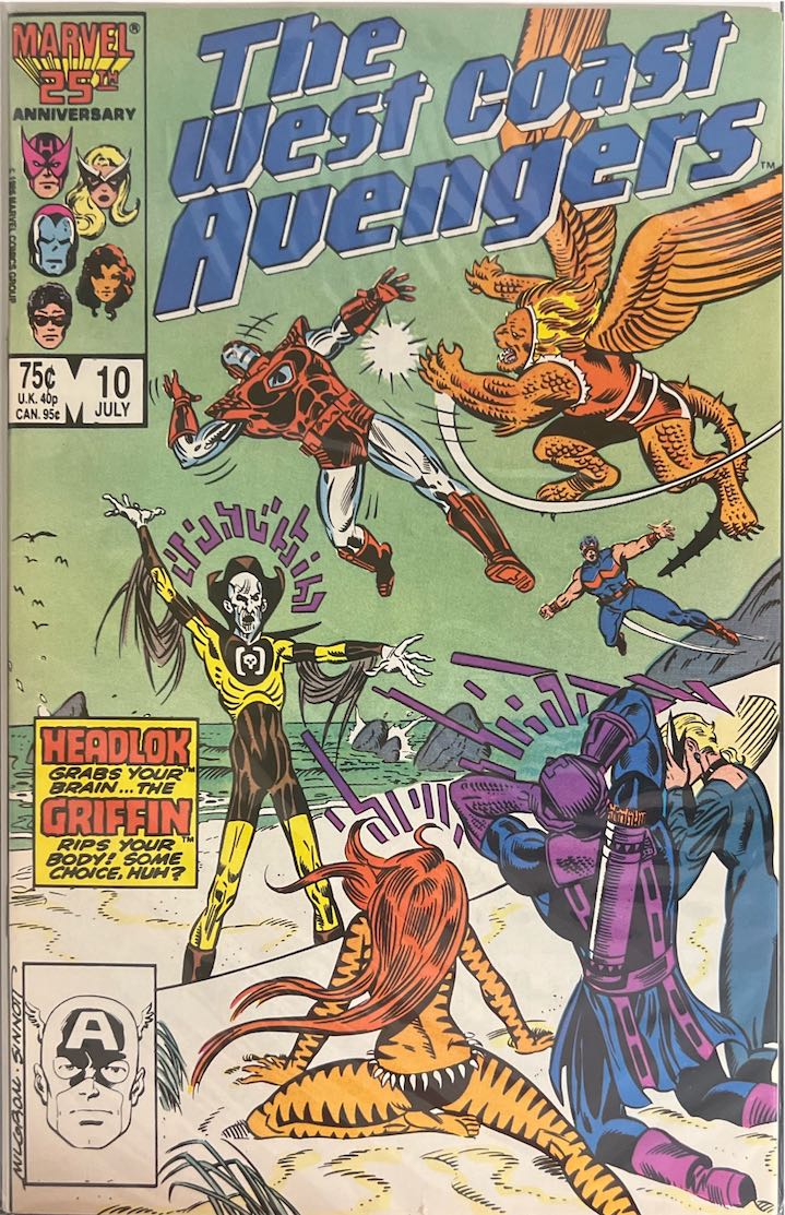 The West Coast Avengers, #010 (Marvel, 1986)