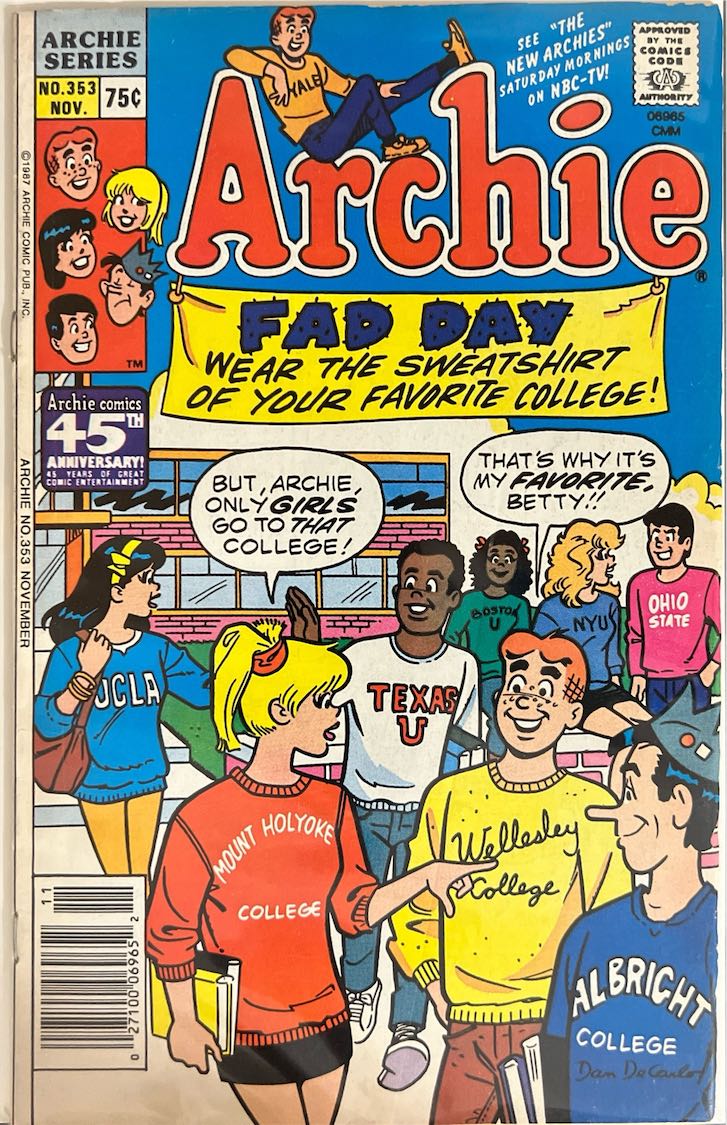 Archie, #353 (Archie Comics, 1987)