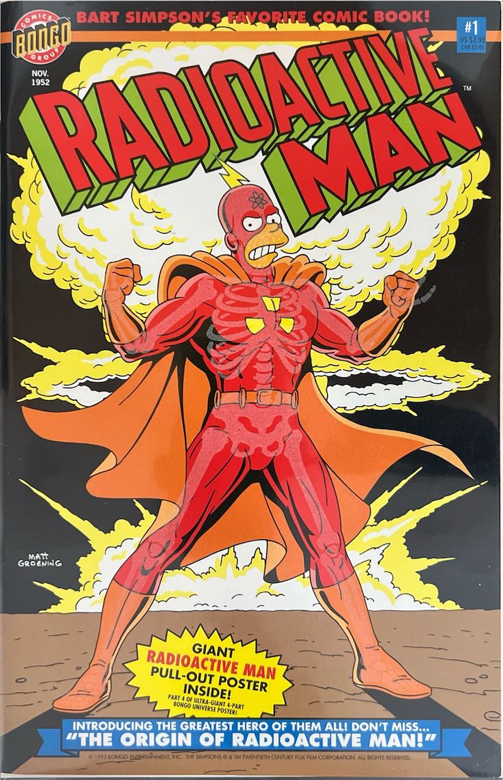 Radioactive Man, #001 (Bongo Comics, 1993)