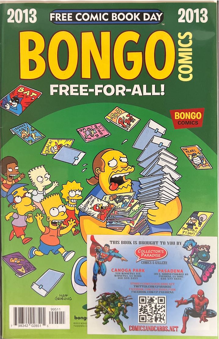 Bongo Comics Free-For-All!, #0001 (Bongo Comics, 2013)