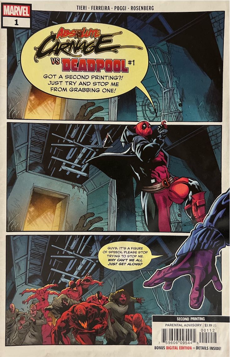 Absolute Carnage vs Deadpool, #001 (Marvel, 2019)