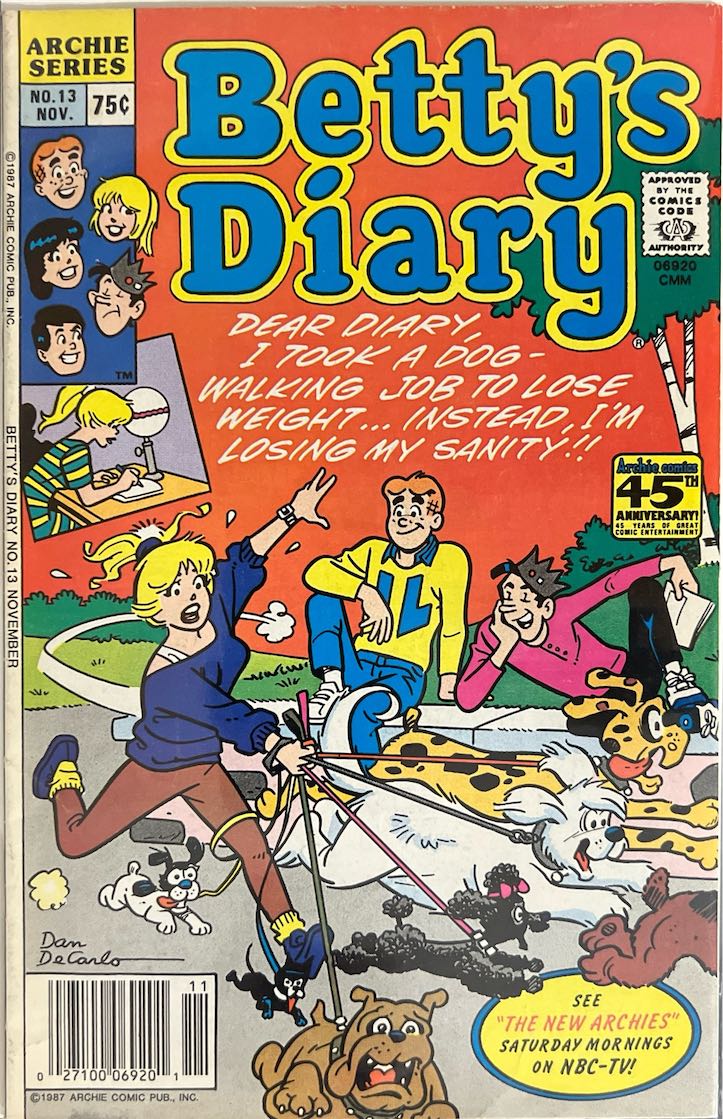 Betty's Diary, #013 (Archie Comics, 1987)
