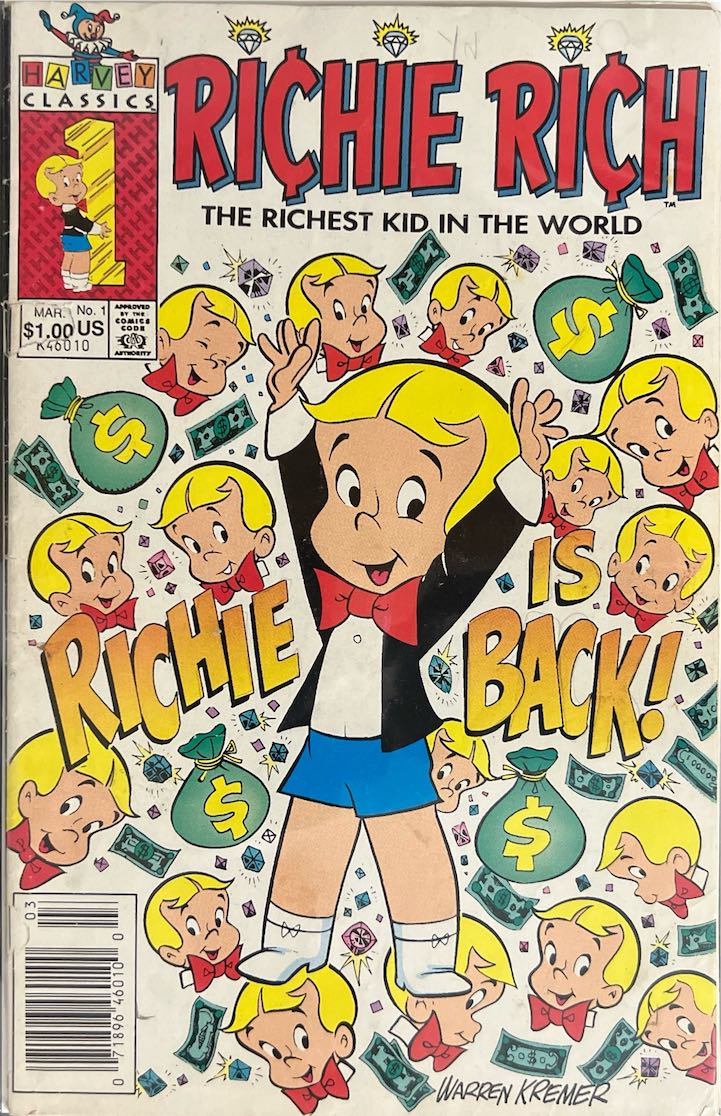 Richie Rich, #001 ((Harvey Comics, 1991))