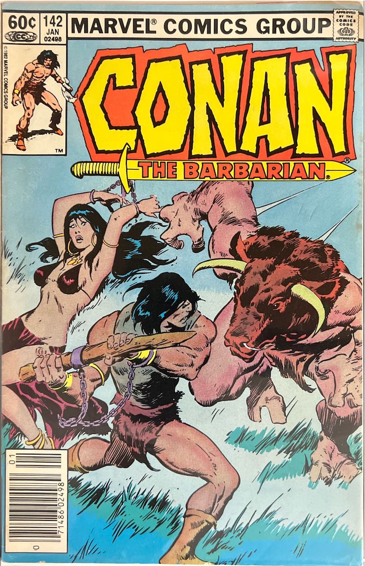 Conan the Barbarian, #142 (Marvel Comics Group, 1982)