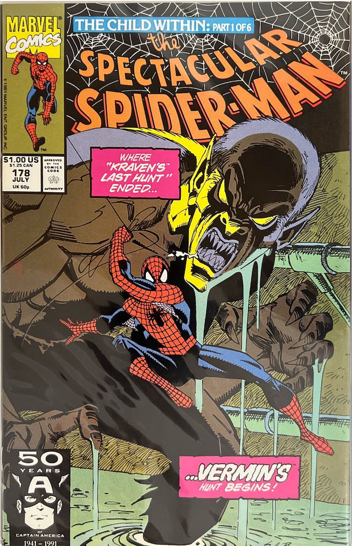 The Spectacular Spider-Man, #178 (Marvel Comics, 1991)