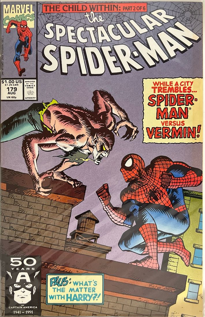 The Spectacular Spider-Man, #179 (Marvel, 1991)