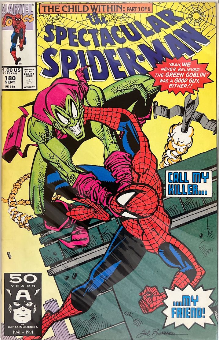 The Spectacular Spider-Man, #180 (Marvel Comics, 1991)