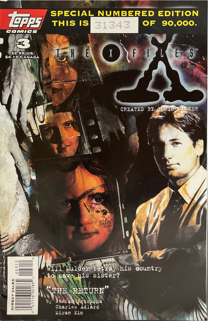 The X-Files, #003 (Topps Comics, 1995)