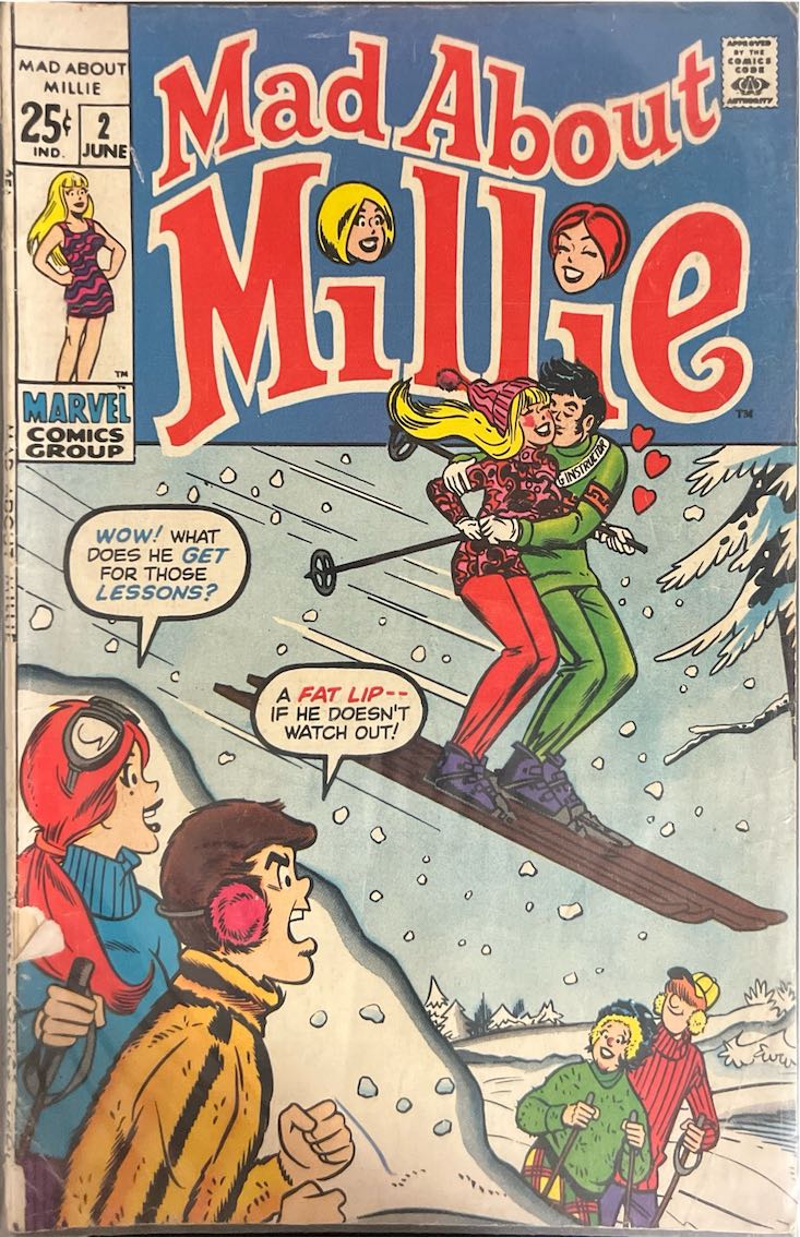 Mad About Millie, #002 (Marvel, June 1969)