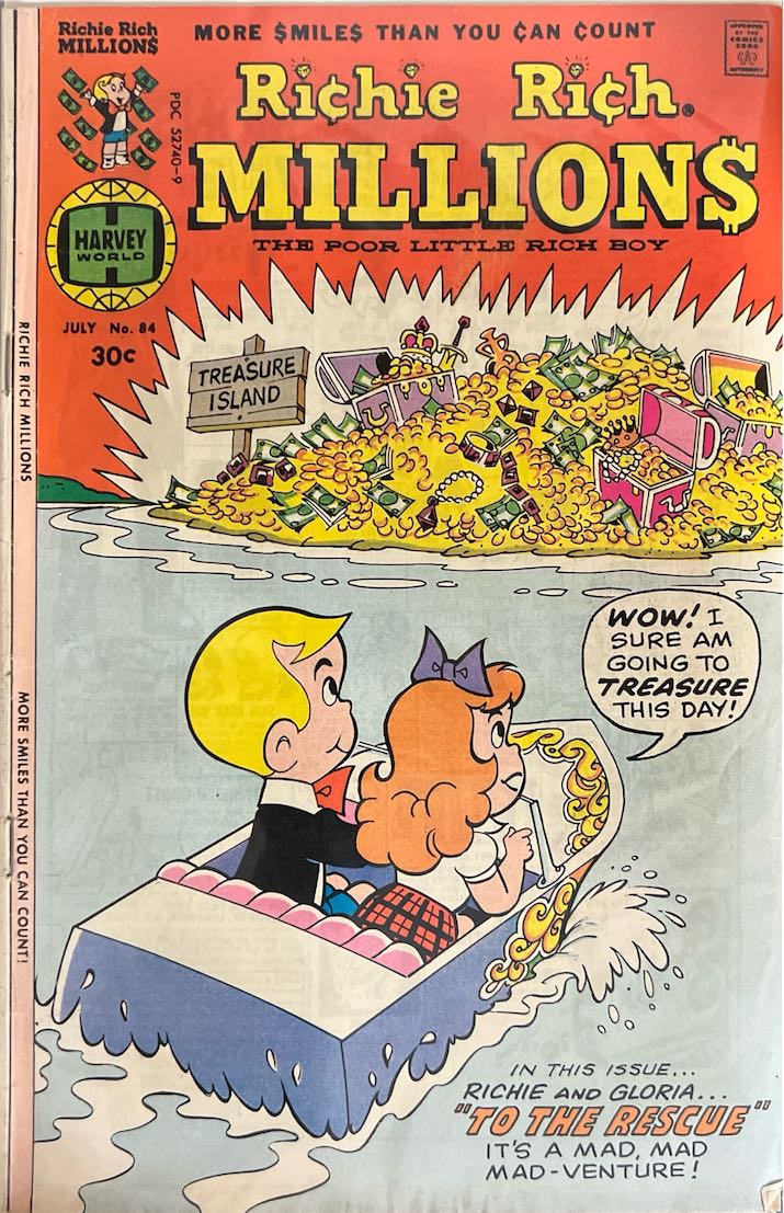 Richie Rich Millions, #084 (Harvey Comics, July 1977)