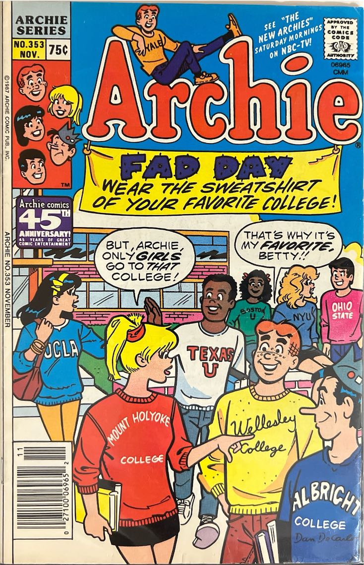 Archie, #353 (Archie Comics, 1987)