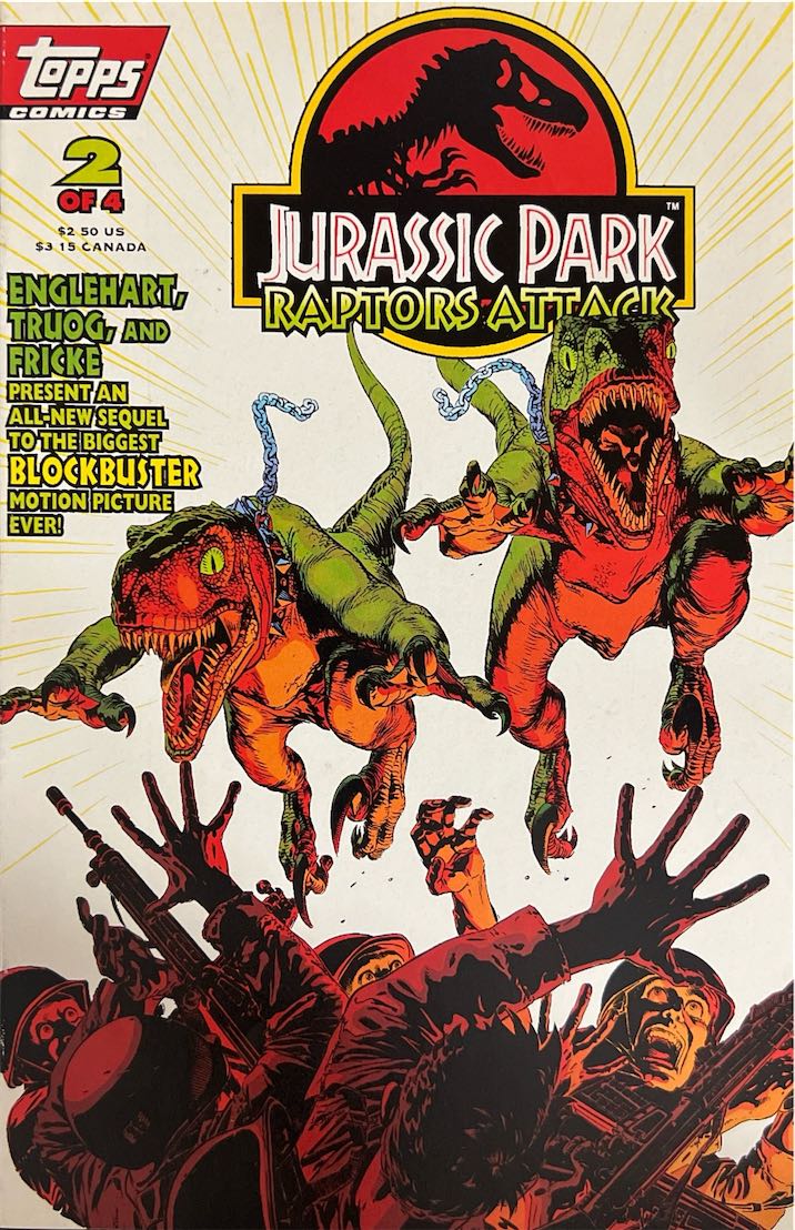 Jurassic Park: Raptors Attack, #002 (Topps Comics, 1994)