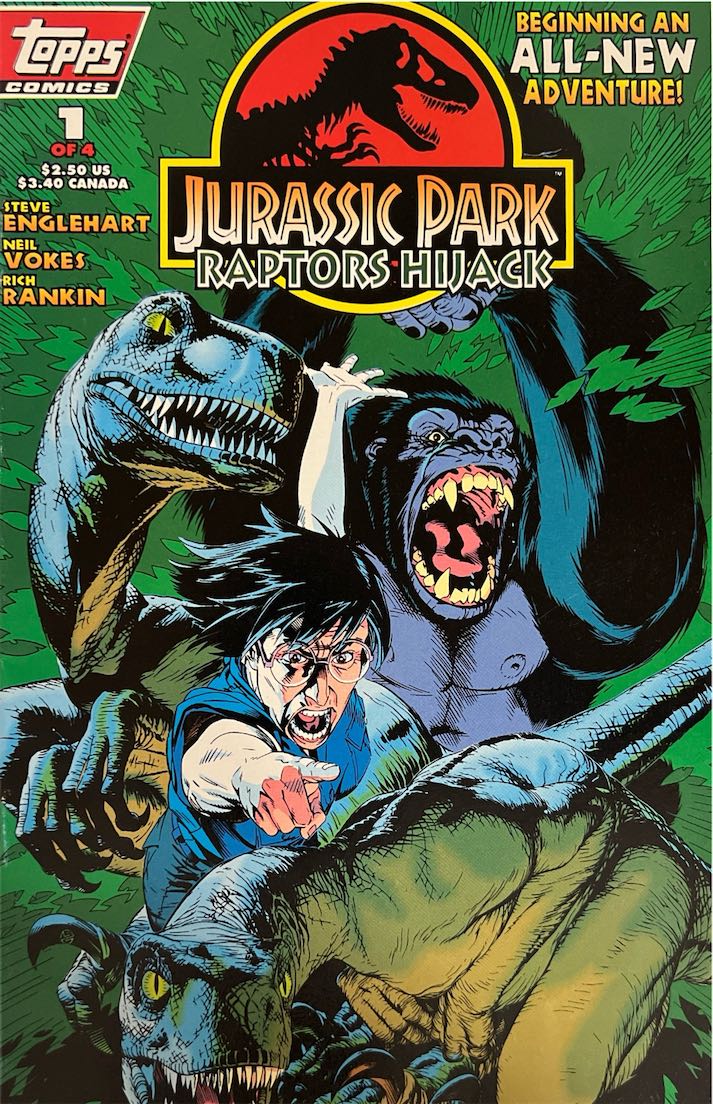 Jurassic Park Raptors Hijack, #001 (Topps Comics, 1994)