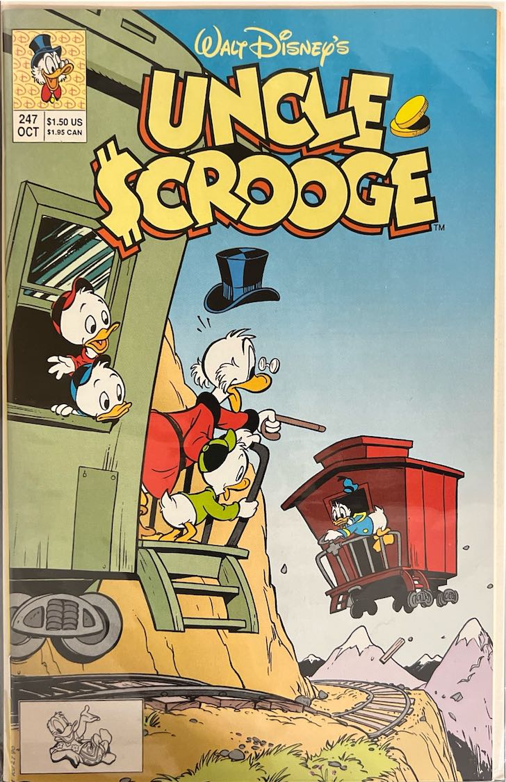 Walt Disney's Uncle Scrooge, #247 (Gold Key Comics, 1990)
