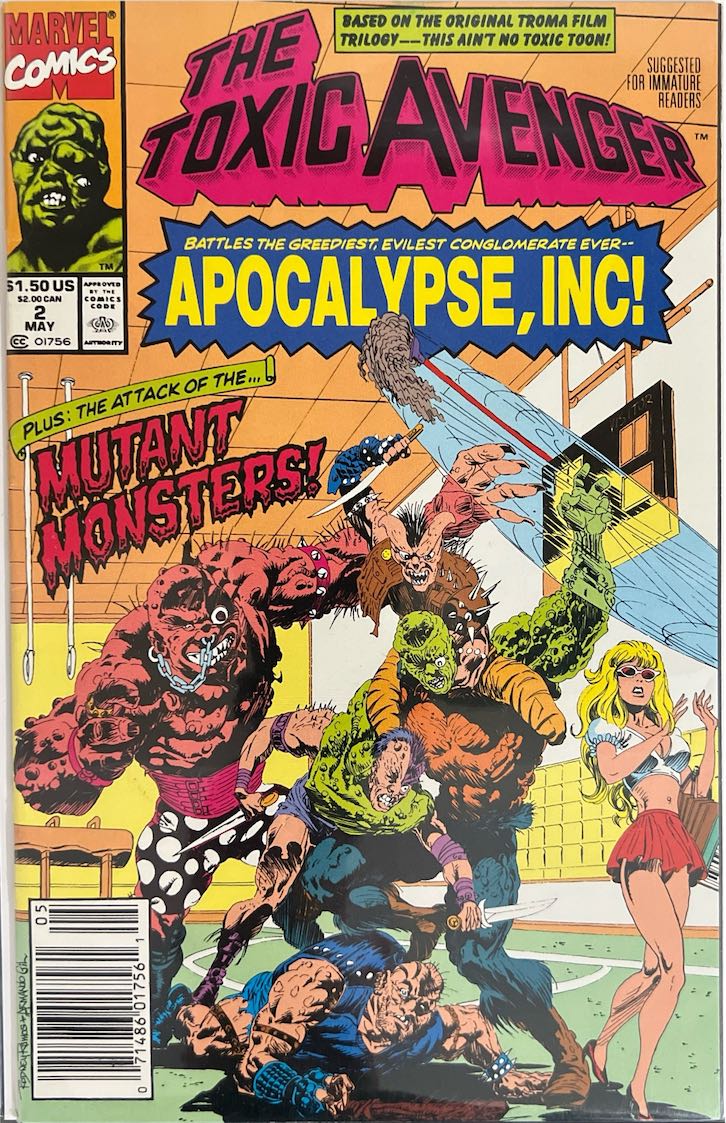 The Toxic Avenger, #002 ((Marvel, 1991))