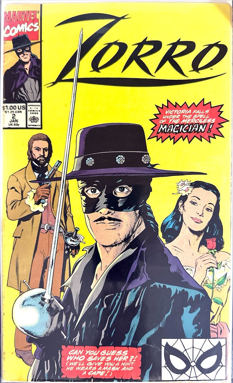 Zorro, #2 (Marvel Comics, 1990)