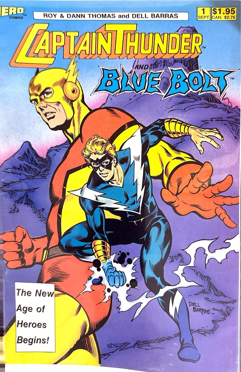 Captain Thunder and Blue Bolt, #1 (Hero Comics, 1987)