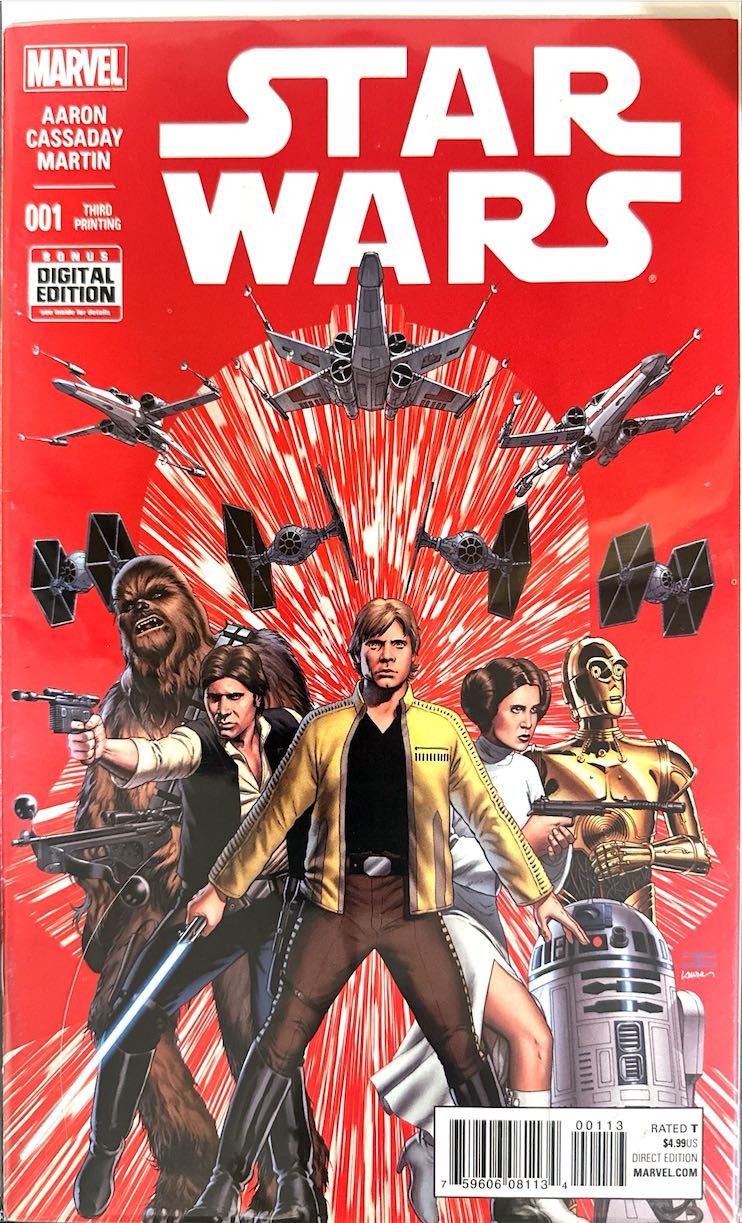 Star Wars #001 Third Printing (Marvel, 2015)