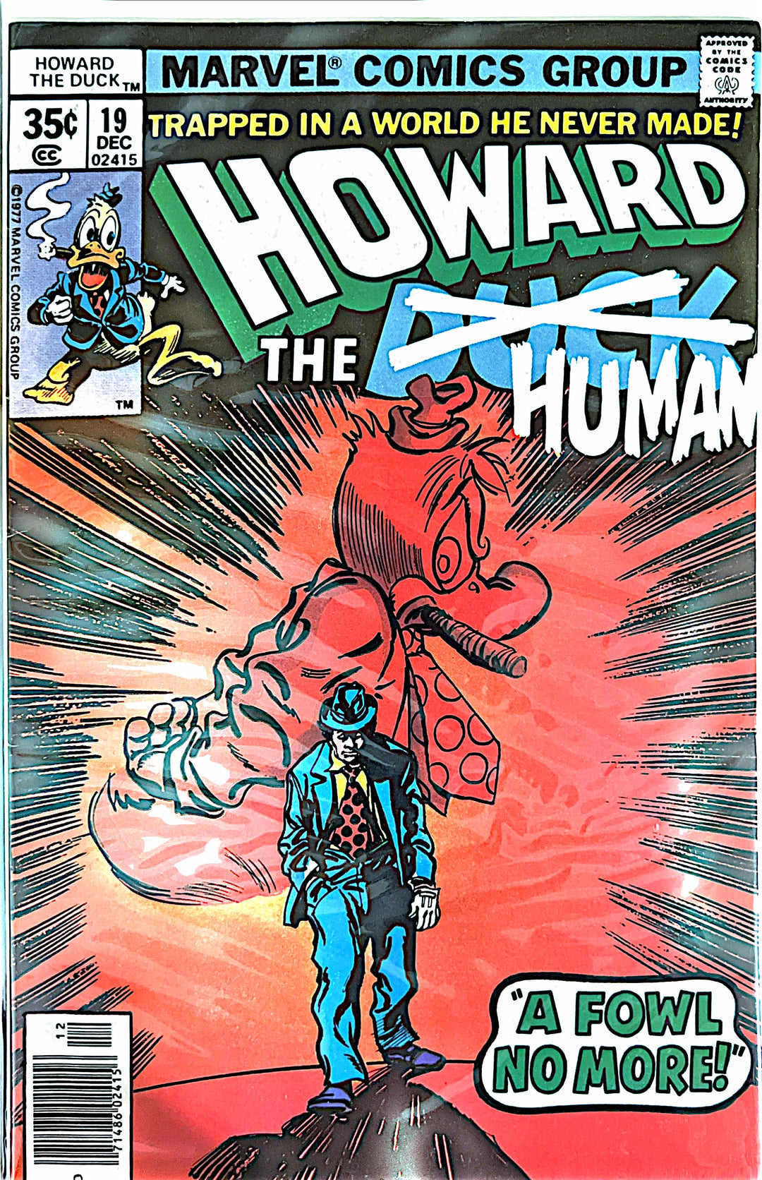 Howard the Duck, #19, Marvel Comics, 1977, Bagged and Boarded