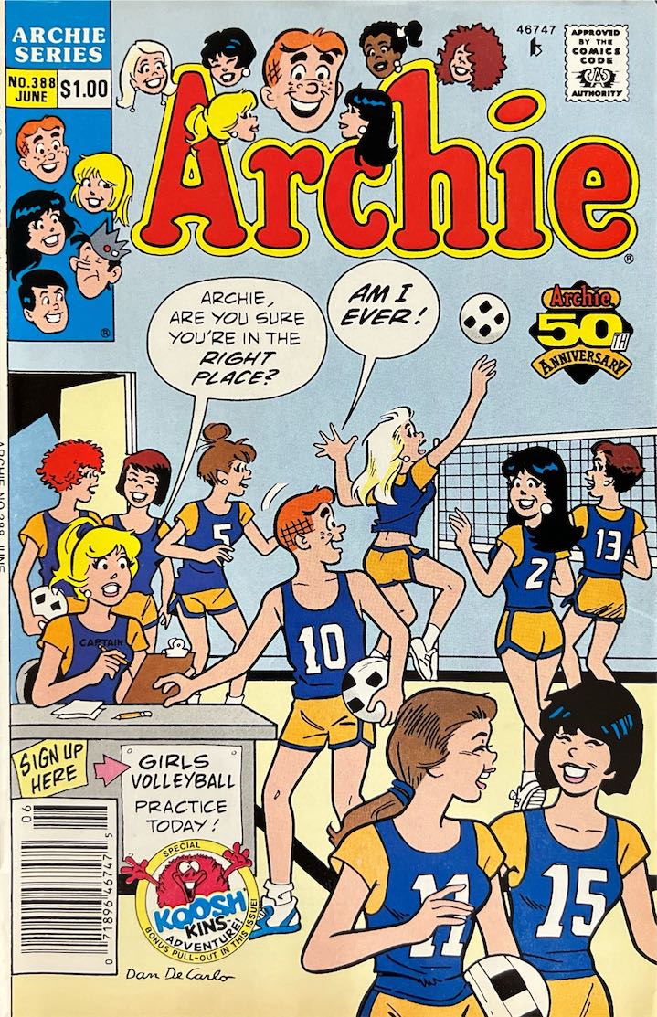 Archie, #388 (Archie Comic Publications, 1988)