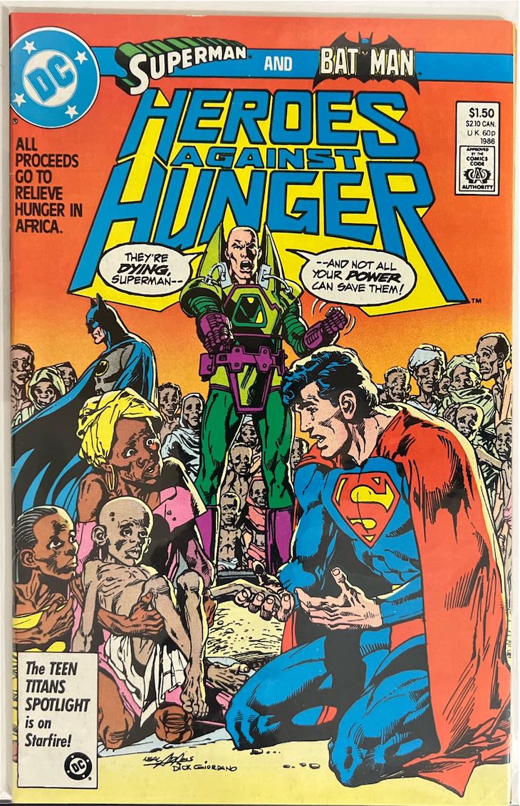 Heroes Against Hunger, #001 (DC Comics, 1986)