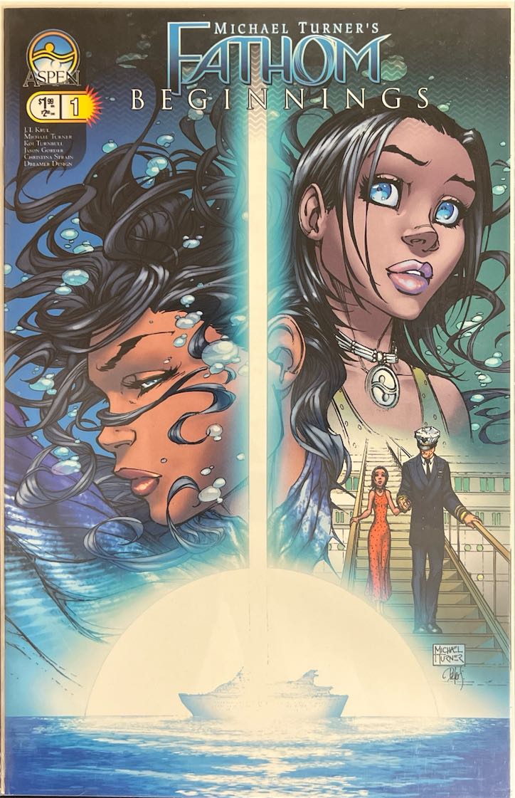 Michael Turner's Fathom: Beginnings, #001 (Aspen, 2002)