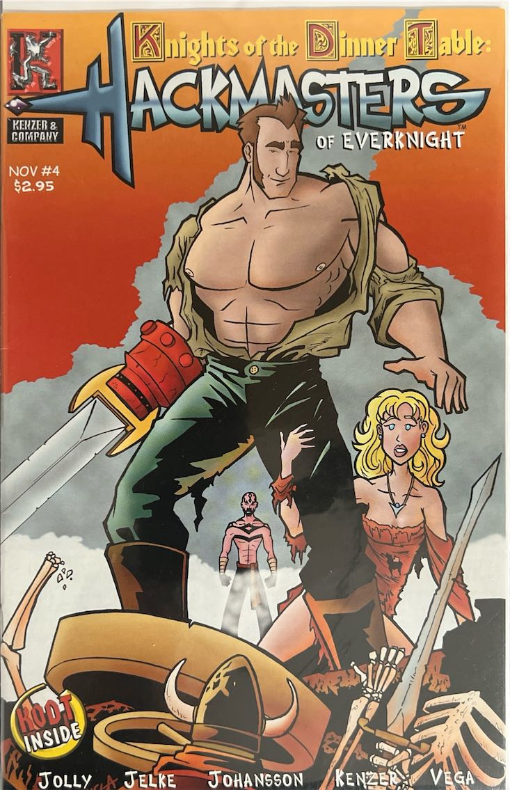 Knights of the Dinner Table: Hackmasters of Everknight, #004 (Kenzer & Company, 2005)