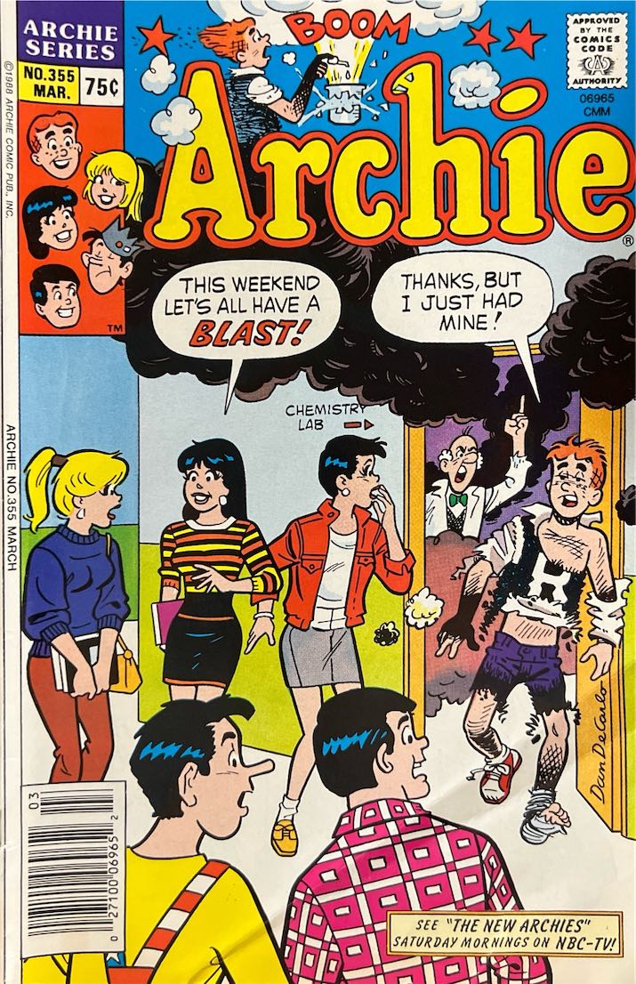 Archie, #355 (Archie Comic Publications, 1988)
