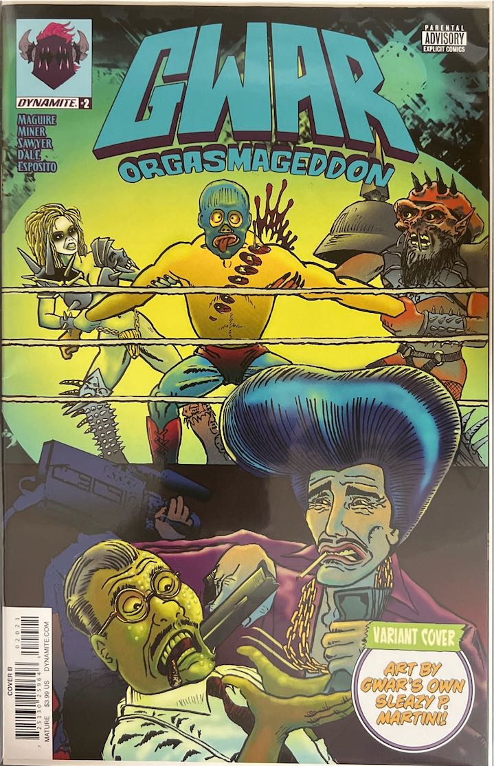 GWAR: Orgasmageddon, #002 (Dynamite, 2017)