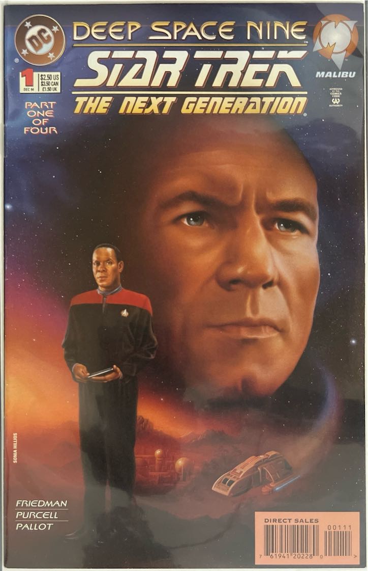 Deep Space Nine Star Trek The Next Generation, #001 (Malibu, 1994)