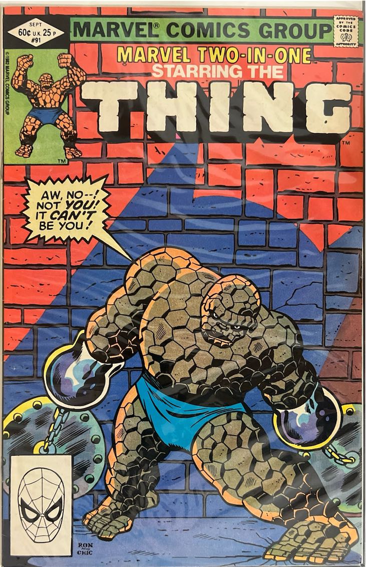 Marvel Two-in-One Starring The Thing, #091 (Marvel Comics, 1982)