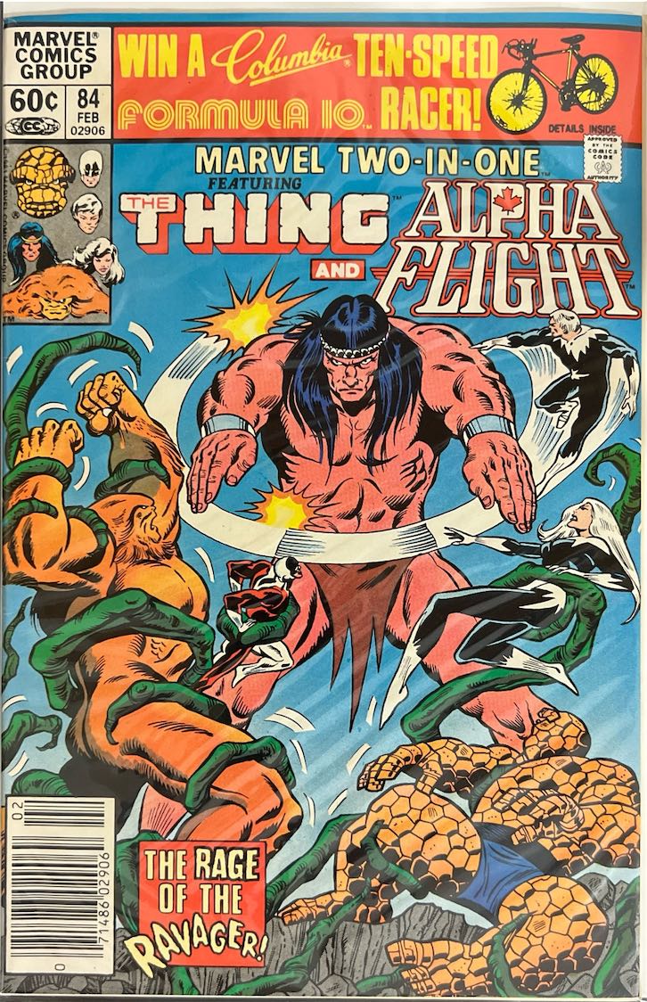 Marvel Two-In-One Featuring the Thing and Alpha Flight, #084 (Marvel, 1982)