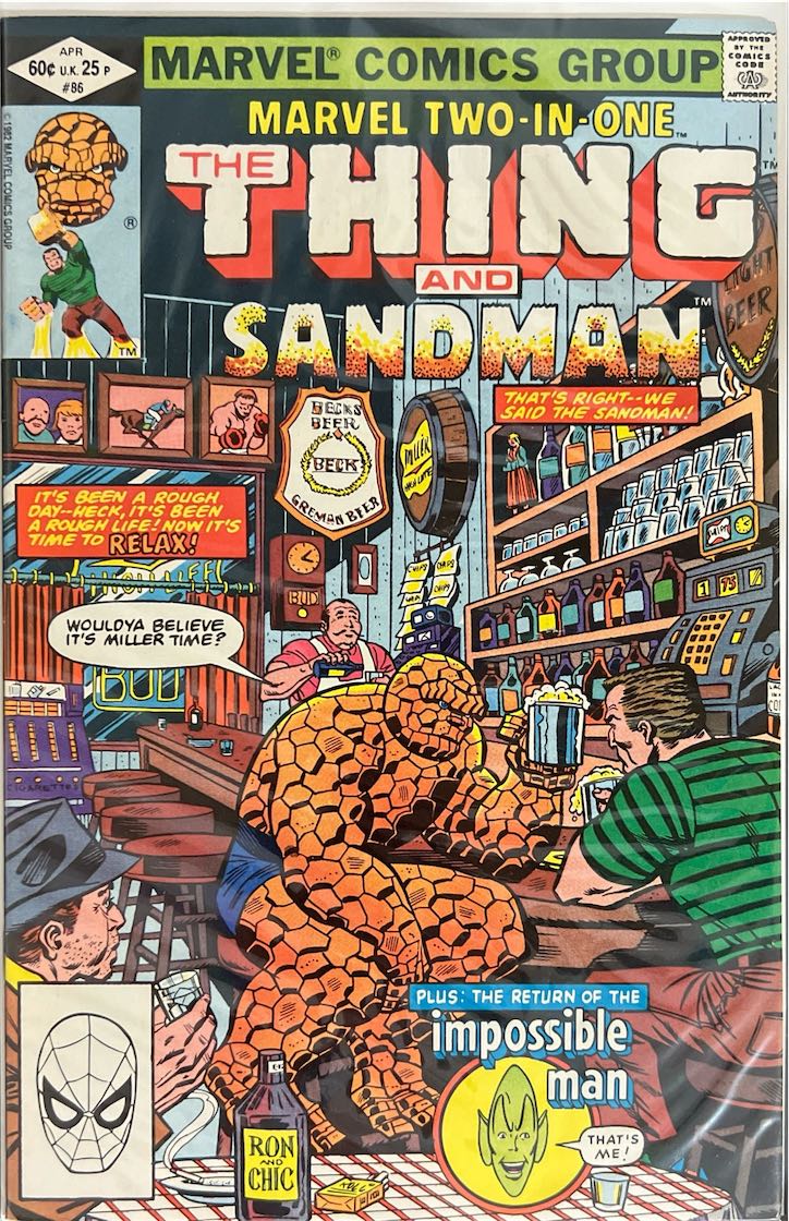 Marvel Two-in-One, #086 (Marvel Comics, 1982)