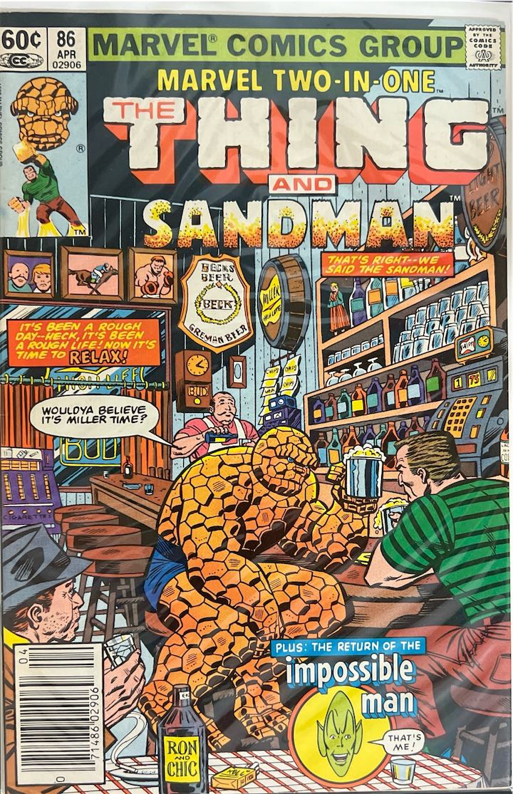 Marvel Two-In-One, #086 (Marvel Comics, 1982)