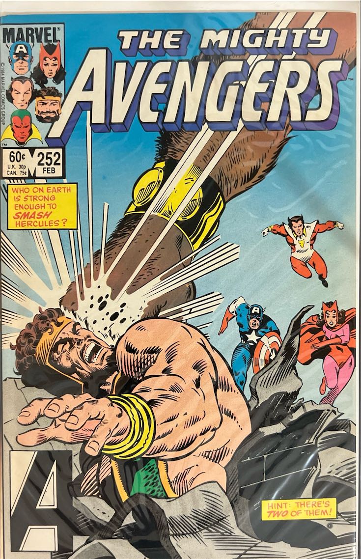 The Mighty Avengers, #252 (Marvel, 1985)