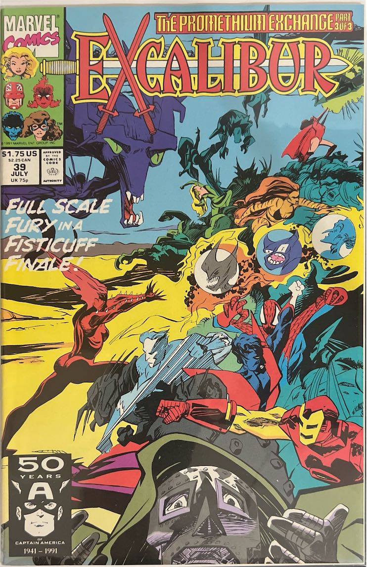 Excalibur, #039, The Promethium Exchange Part 3 of 3 (Marvel, 1991)