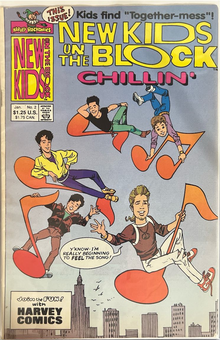 New Kids on the Block, #002, Chillin' (Harvey Comics, 1991)