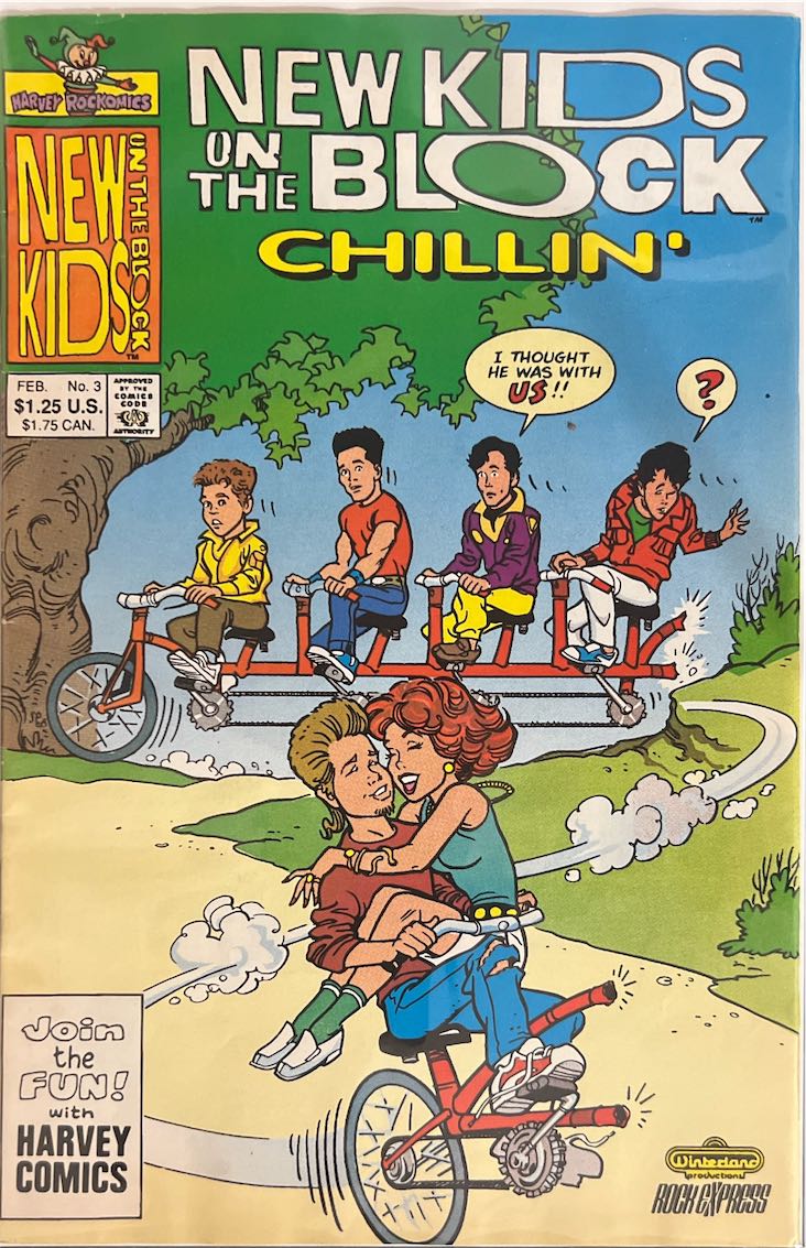 New Kids On The Block: Chillin', #003 (Harvey Comics, 1991)