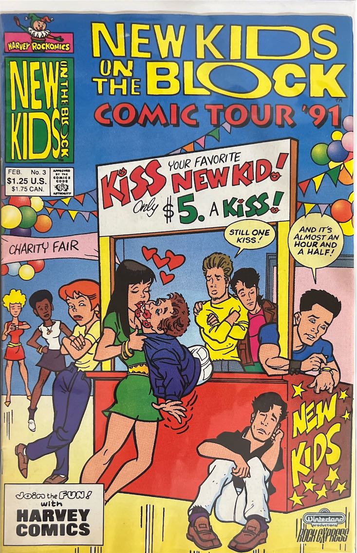 New Kids on the Block, #003, Comic Tour '91 (Harvey Comics, 1991)