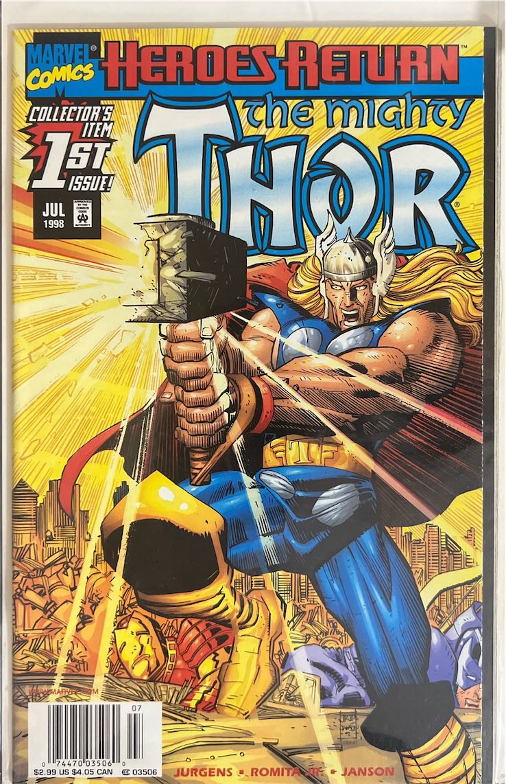 The Mighty Thor, #001, Heroes Return (Marvel Comics, 1998)