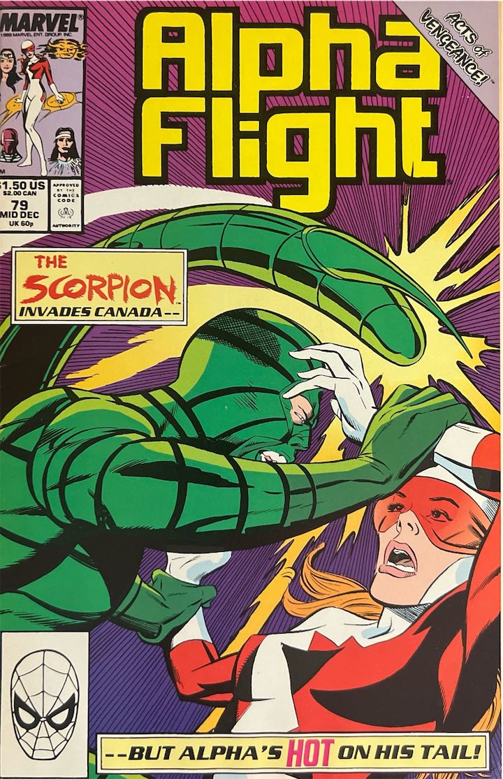 Alpha Flight, #079, The Scorpion Invades Canada (Marvel, 1989)