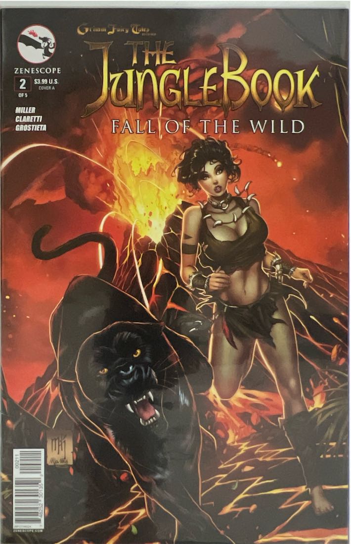 Grimm Fairy Tales: The Jungle Book, #002, Fall of the Wild (Zenescope, 2015) - Direct Sales