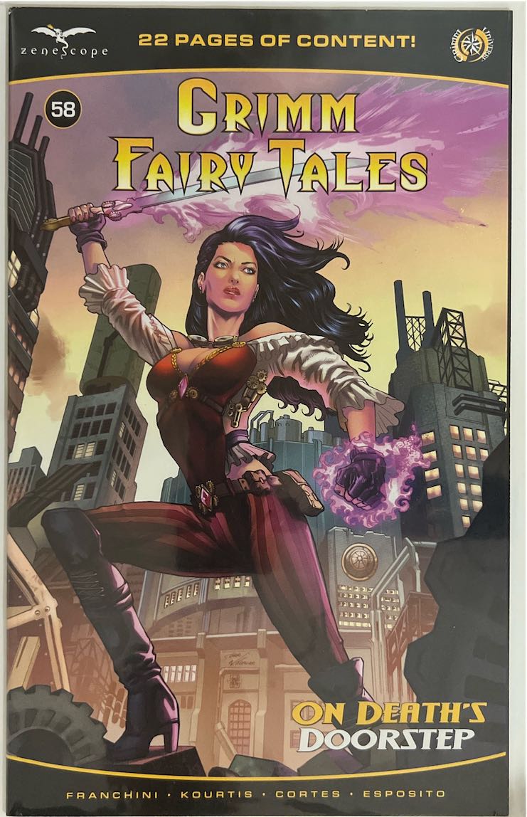 Grimm Fairy Tales, #058, On Death's Doorstep (Zenescope, 2018) - Direct Sales