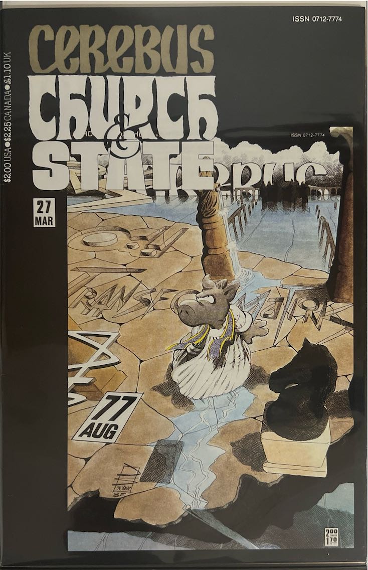 Cerebus Church & State, #027 (Aardvark-Vanaheim, 1985)