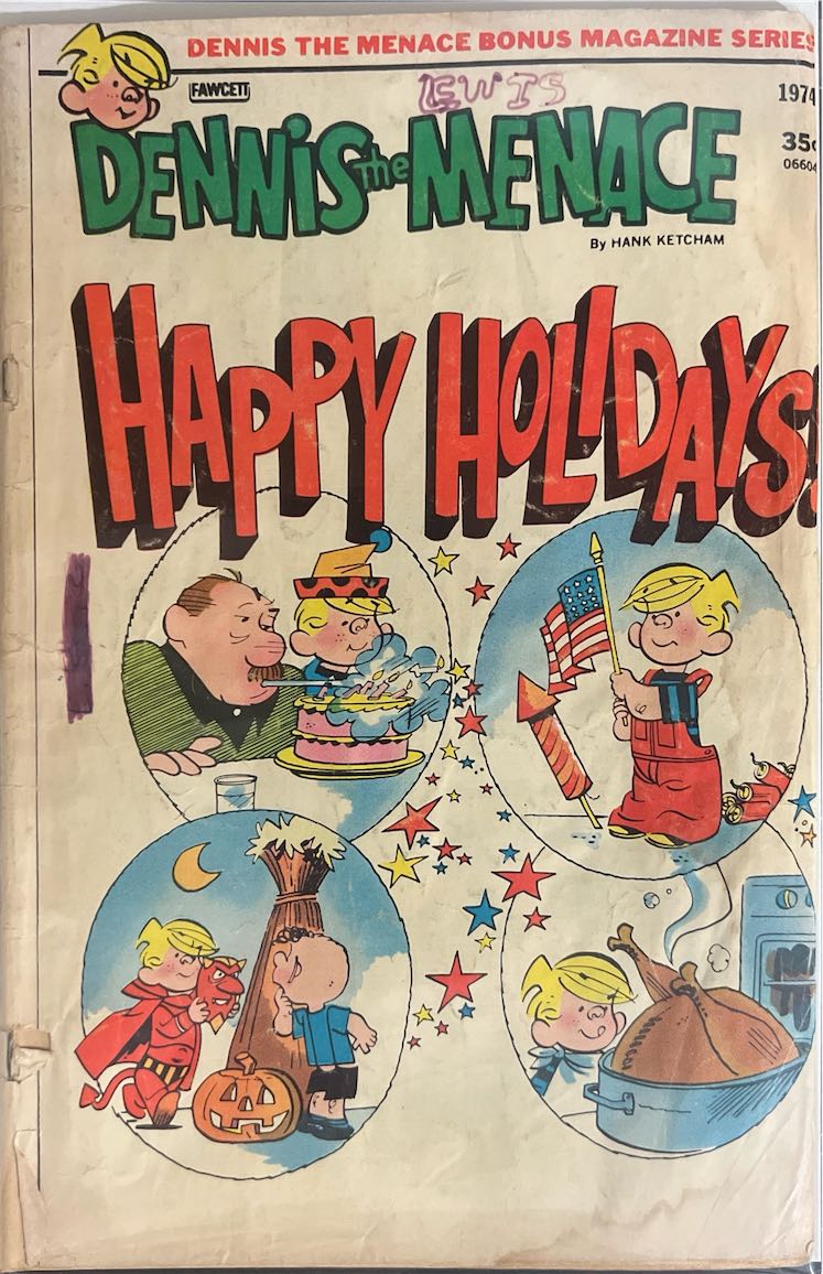 Dennis the Menace, Happy Hollidays (Fawcett, 1974)