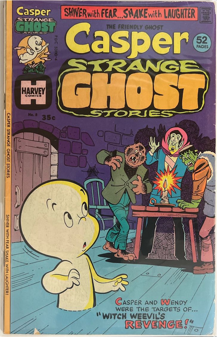 Casper Strange Ghost Stories, #001, Shiver with Fear...Shake with Laughter (Harvey Comics, 1974) - Direct Sales